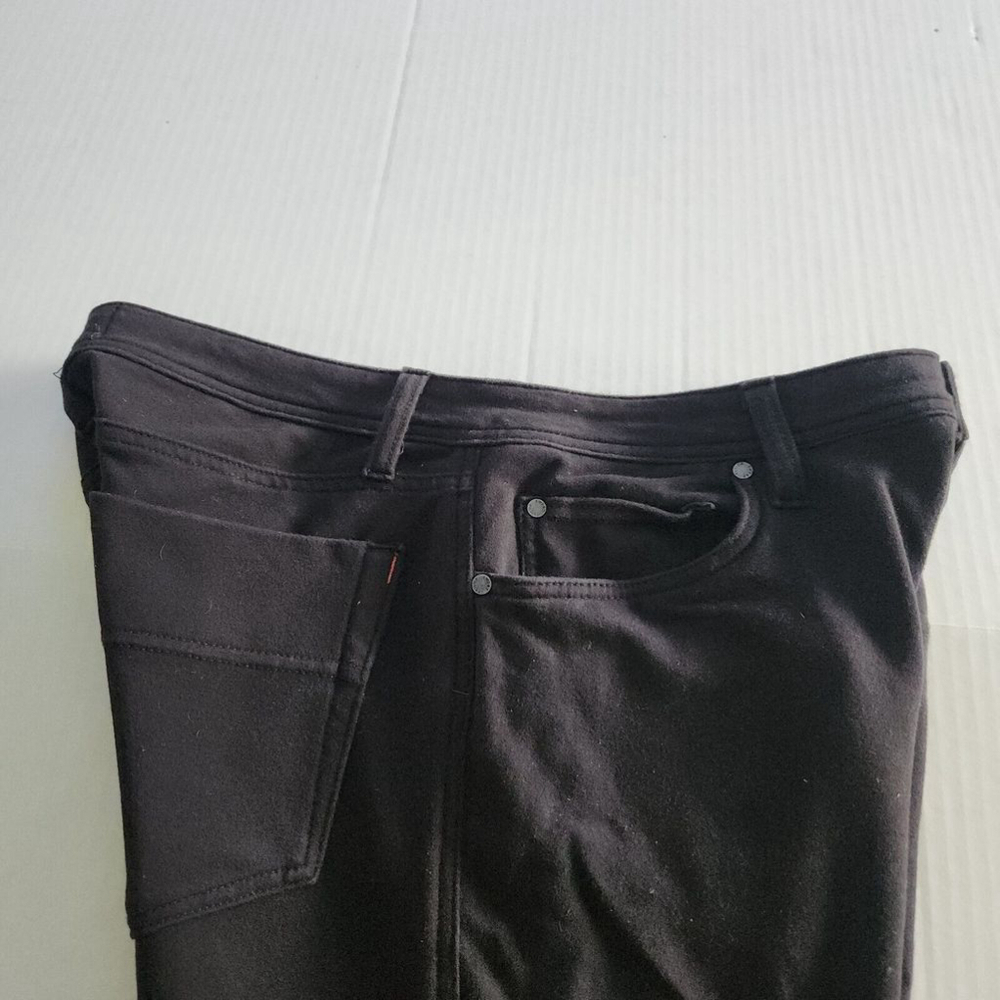 Swet Tailor Men's Size 33x32 Black Stretch Pants  Made In Usa Active Wear - Picture 10 of 13